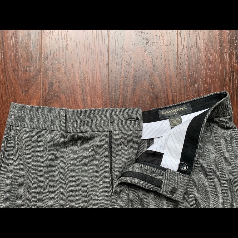 Banana Republic - Wool Blend Flat front 34/32 - Picture 3 of 4
